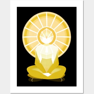 Aura Gold Meditation 05 Posters and Art